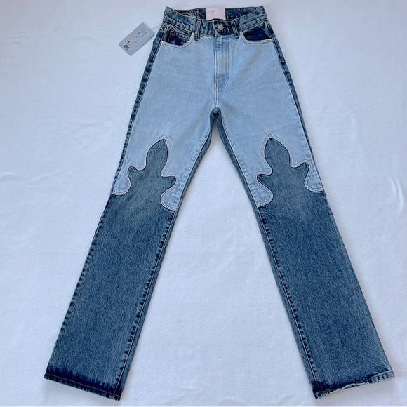 NWT Revice Rocker Jean Western Flame High Rise Jeans Hall of Fame size 24 - Picture 3 of 9